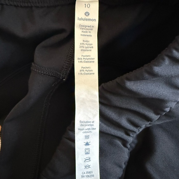Lululemon On The Fly Pant *28" Black Size 10 - Picture 12 of 14